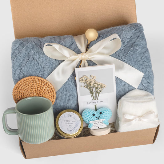 Anforsun self-care gift basket for women, a ready-to-gift care package that conveys warmth.
