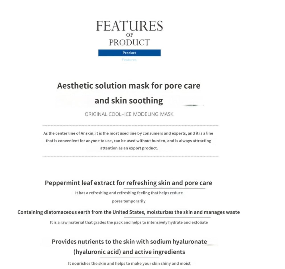 Anskin hygienic portable design ideal for travel skincare routines.