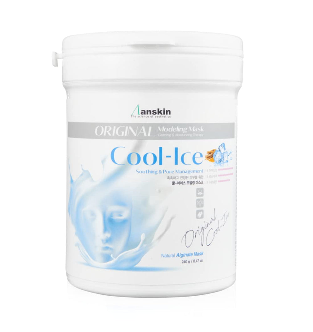 Anskin Modeling Mask Powder Cool Ice pack ready for masking sessions to soothe skin.