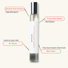 Anthology Amber Saffron 540 rollerball ready for on-the-go touch-ups throughout the day.