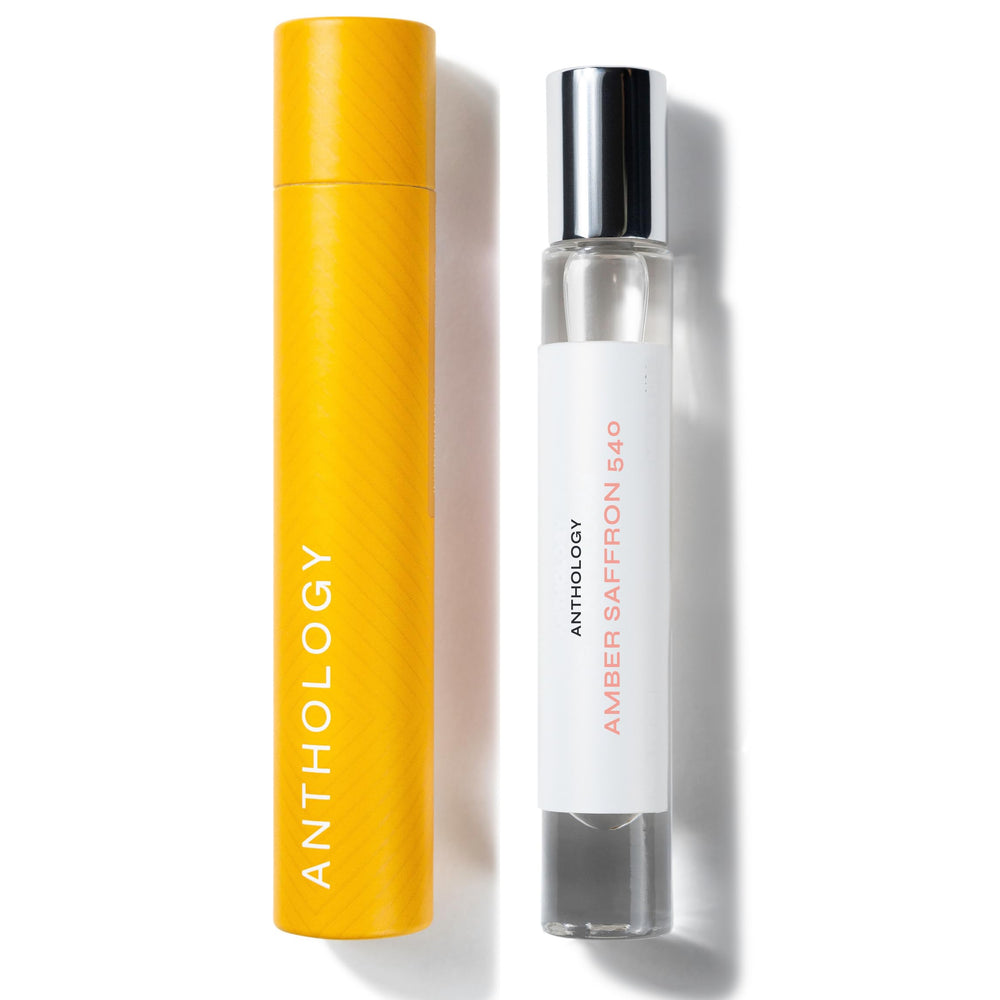 Anthology Amber Saffron 540 travel-friendly packaging ideal for busy lifestyles.