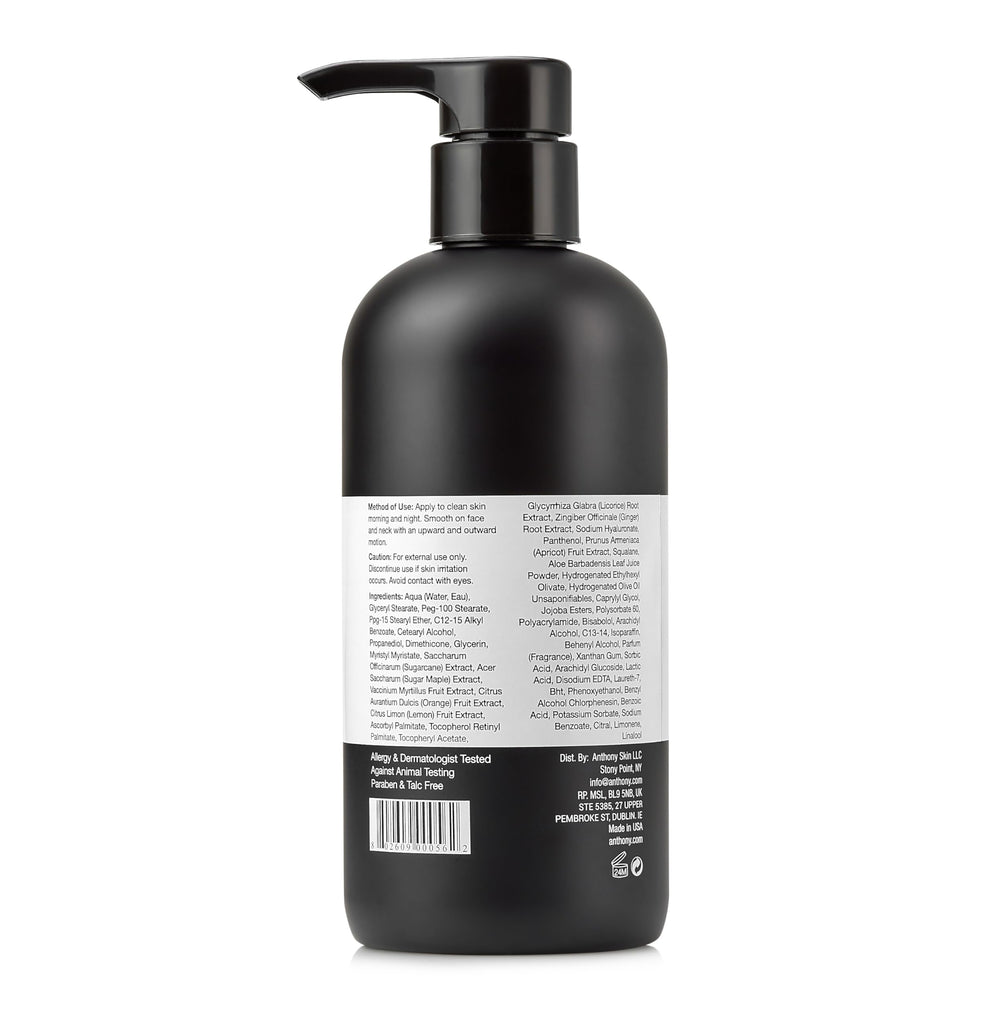 Anthony All-Purpose Facial Moisturizer hand dispense shows convenient daily use.