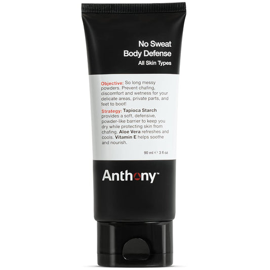Anthony No Sweat bottle-dispense shows easy application and quick-drying protection for daily wear