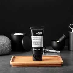 Anthony No Sweat cream-to-powder finish provides a smooth, breathable barrier after application