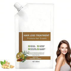 Anti-Hair Fall Shampoo bottle front promotes daily scalp nourishment.