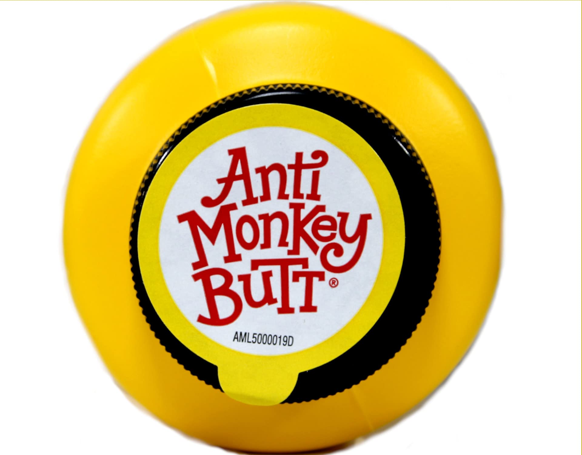 Anti Monkey Butt men's body powder packaging closeup highlights premium daily use.