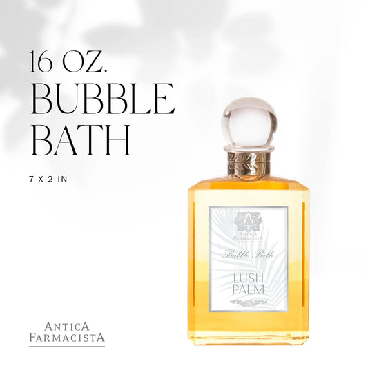 Antica Farmacista Bubble Bath with honey nourishes for silky-soft skin during a bath.