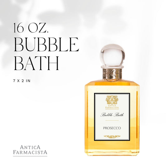 Antica Farmacista Bubble Bath Prosecco foam delivering luxurious bubbles for a pampering soak