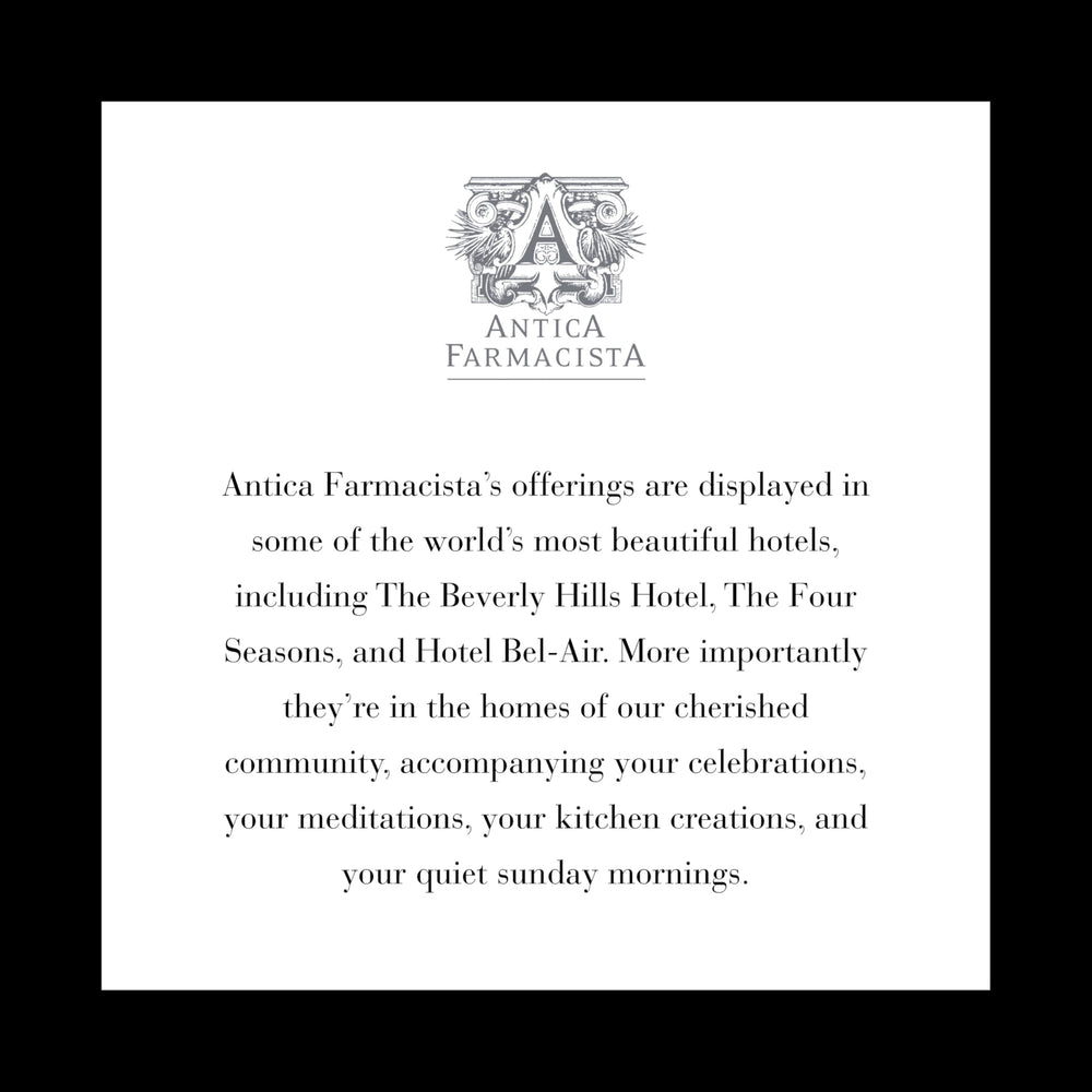 Antica Farmacista Bubble Bath Prosecco fragrance elevates atmosphere with elegant vanilla and florals