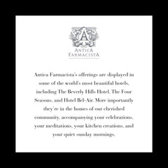 Antica Farmacista Bubble Bath Prosecco fragrance elevates atmosphere with elegant vanilla and florals