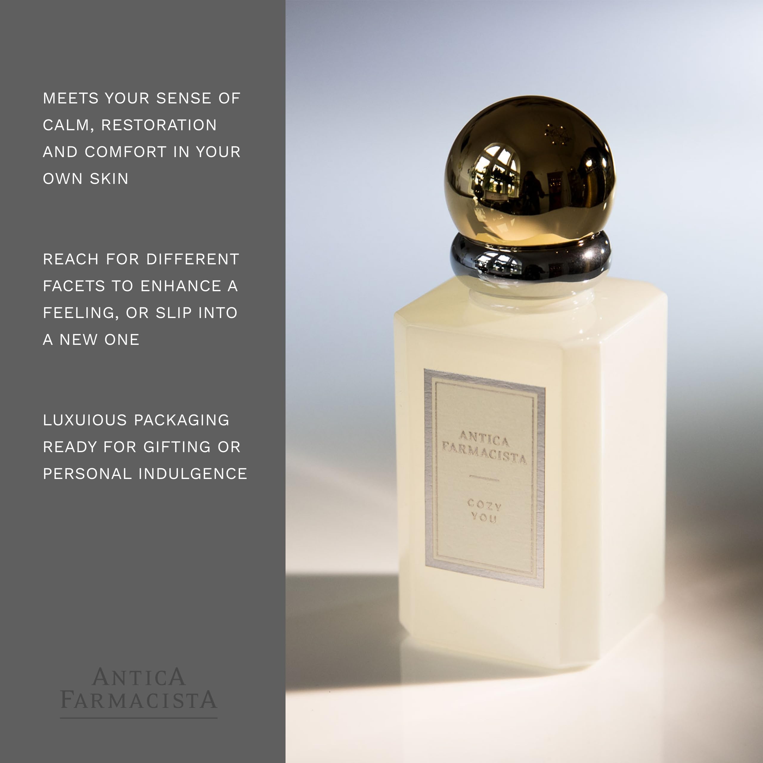 Antica Farmacista Cozy You lifestyle scene — sophisticated mood for evenings.