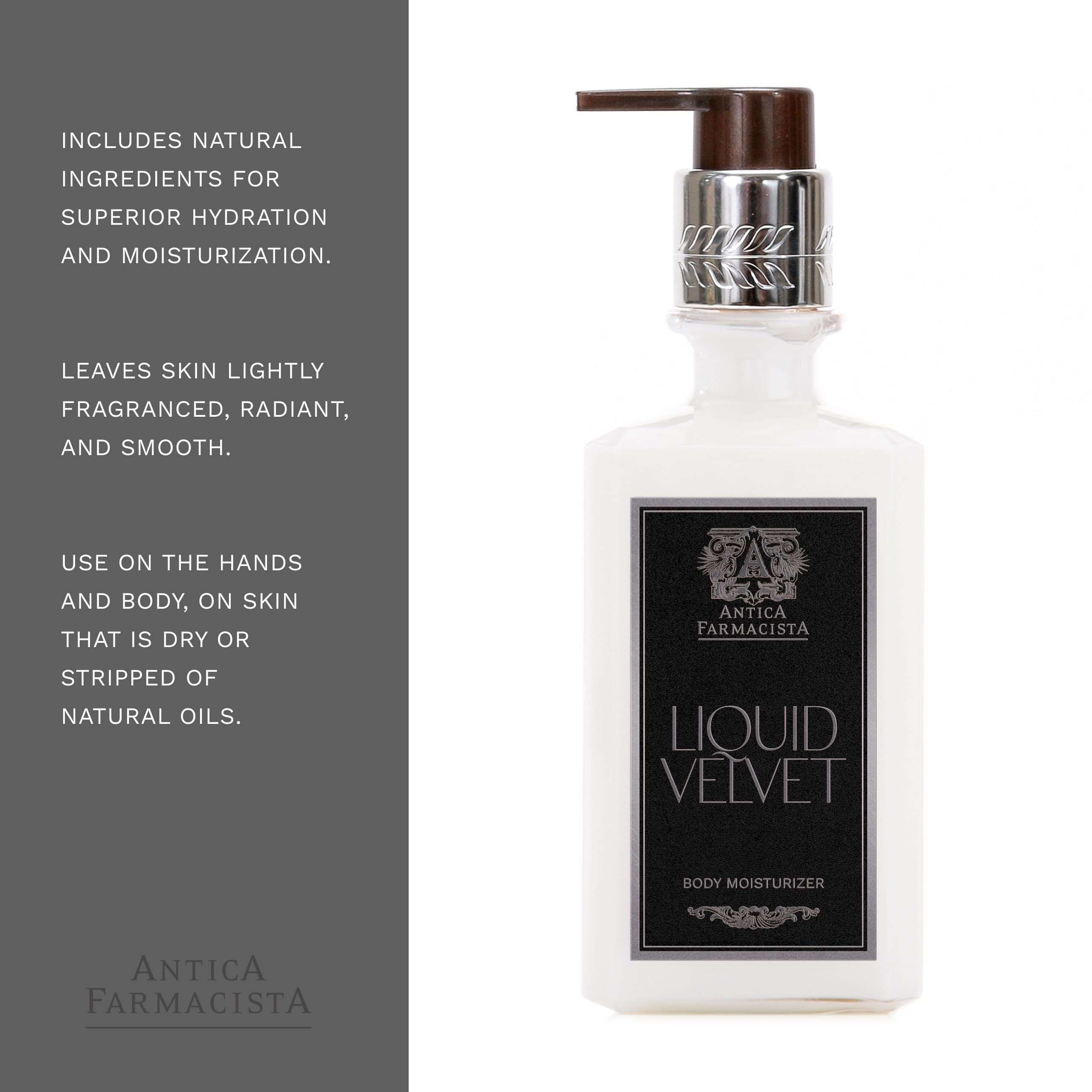 Antica Farmacista elegant glass vessel packaging for gifting