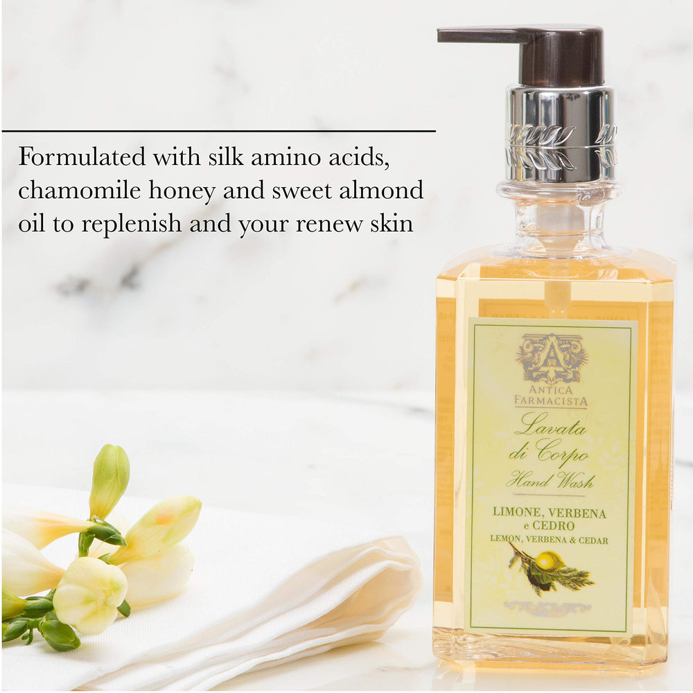 Close-up of Hana Lei luxurious foam-lather highlighting pampering cleanse