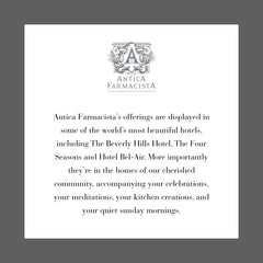 Antica Farmacista crafts Italian-inspired apothecary scents for home ambiance.