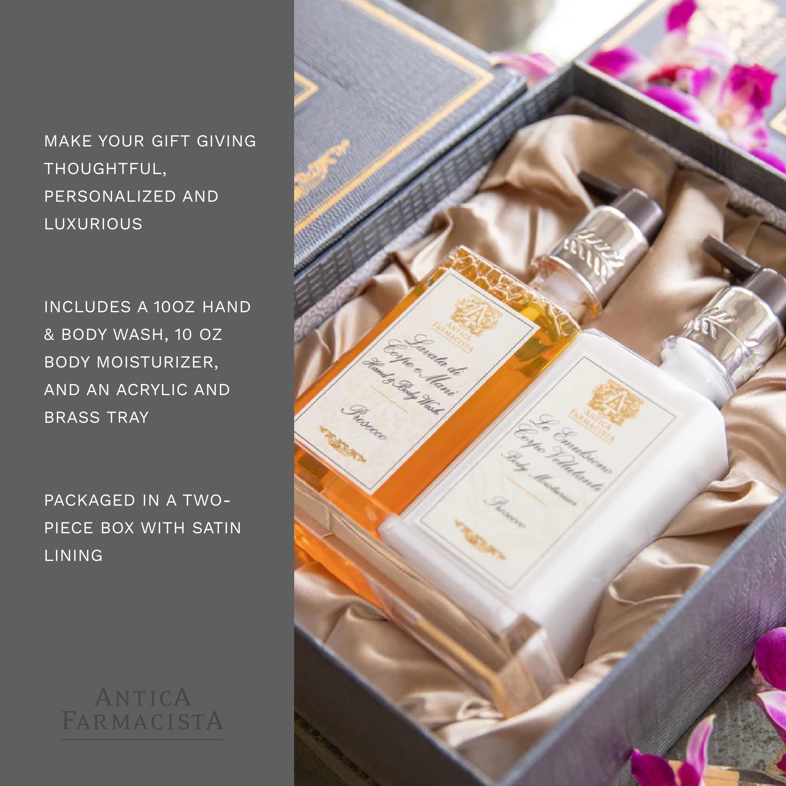 Luxurious glass vessels and refined packaging elevate gifting experience.