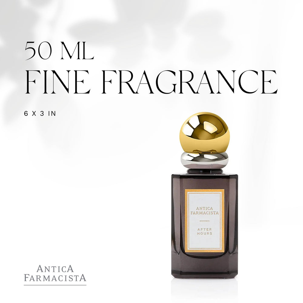 Antica Farmacista perfume bottle on velvet surface with luxurious feel