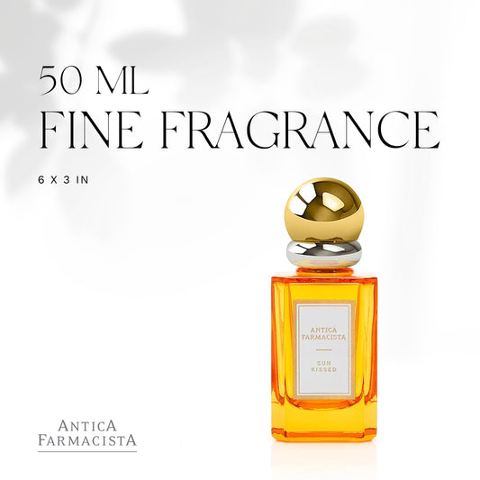 Antica Farmacista Sun Kissed eau de parfum 1.7 oz shows elegant packaging and lasting scent.