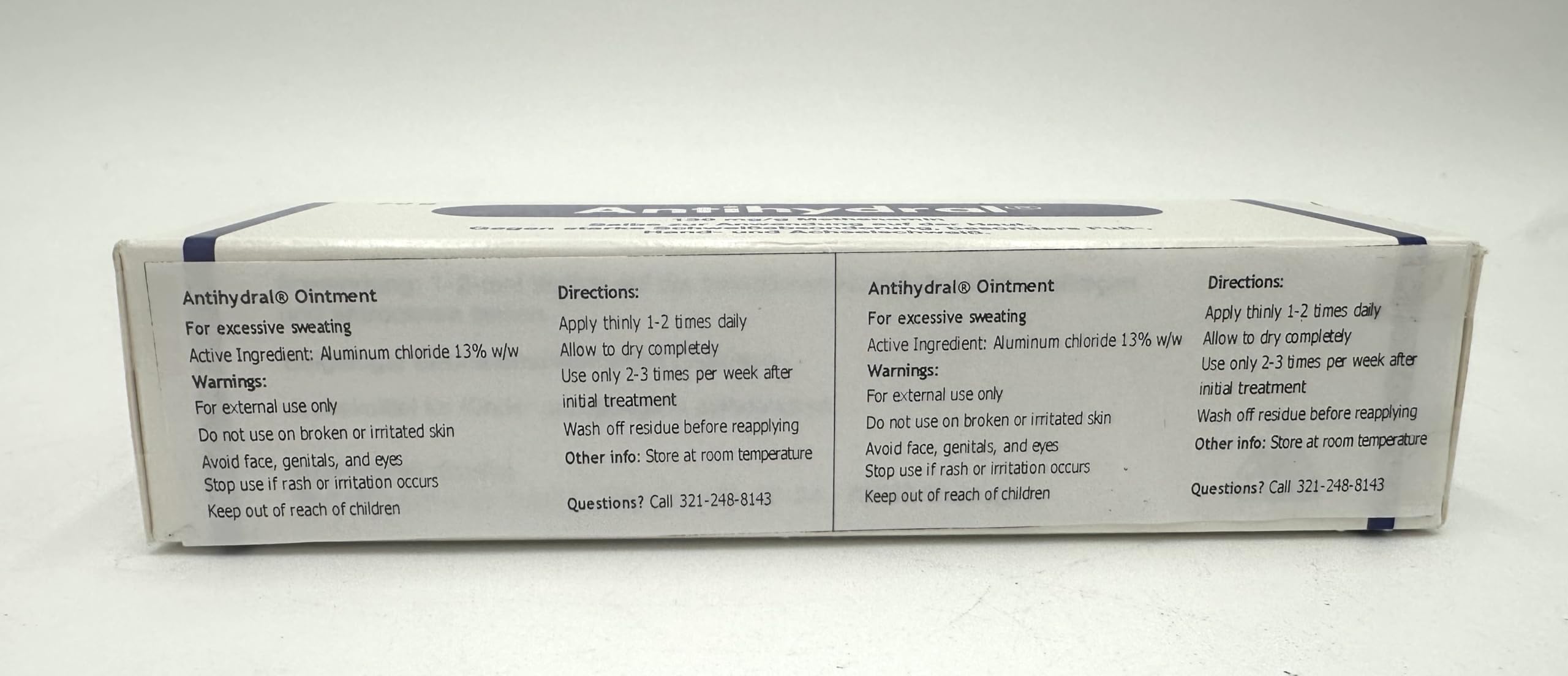 Close-up of cream application showing quick-drying texture for hands and feet