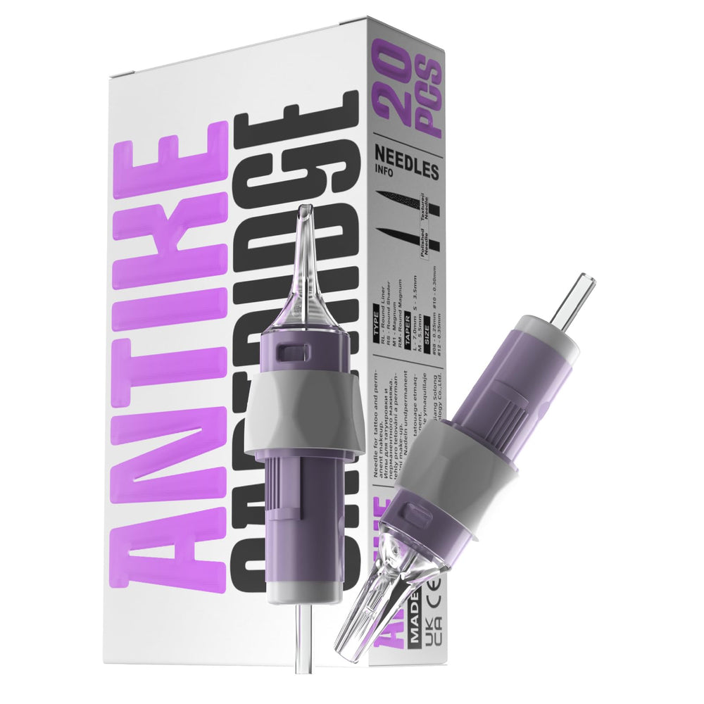 ANTIKE Clouds Pro needle with soft finger ledge for stable grip and comfort.