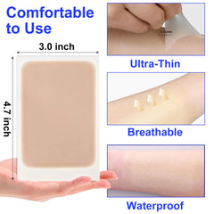 Anvosy patch applied on forearm demonstrating natural concealment benefit