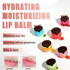 Anweina Bee Lip Balm Strawberry Pot for refreshing hydration and soft lips.