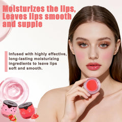 Anweina Bee Lip Balm Watermelon Pot with juicy aroma and moisturized lips.