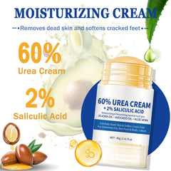 Anweina foot cream stick applying mess-free moisture to rough skin.
