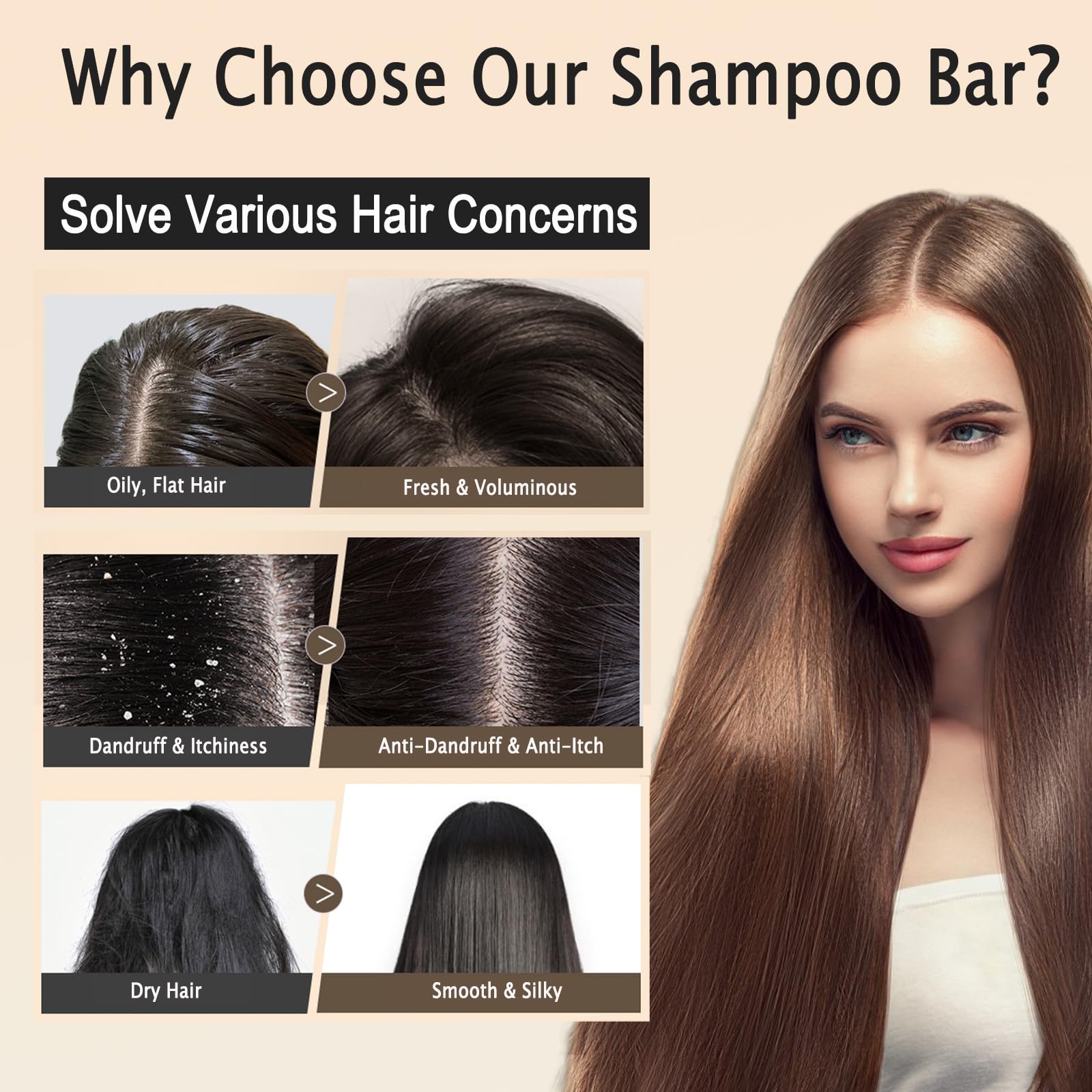 Anweina compact shampoo bar in a travel pouch for on-the-go use.