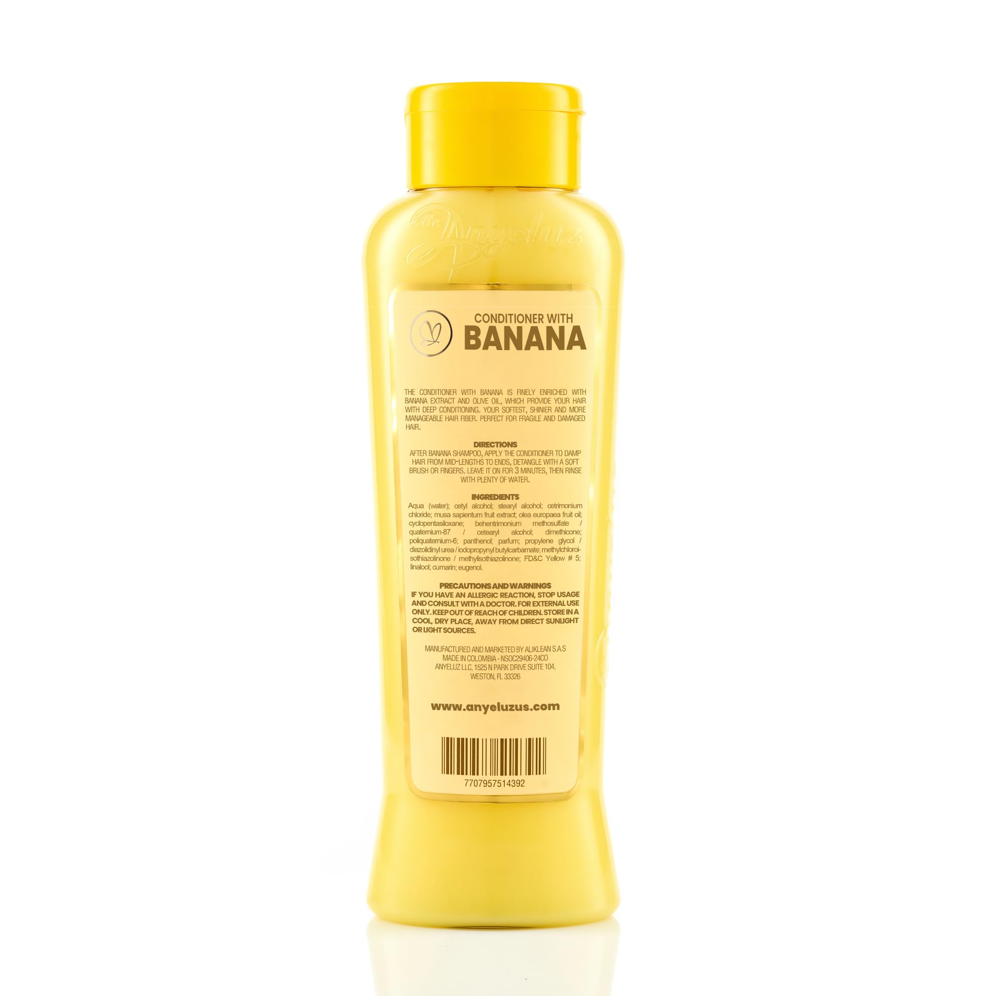 ANYELUZ Banana Conditioner detangles hair for smoother strands