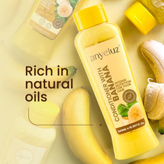 ANYELUZ Banana Conditioner enabling a pamper routine with detangling