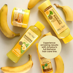 ANYELUZ Banana Conditioner showcasing soft, shiny hair after use