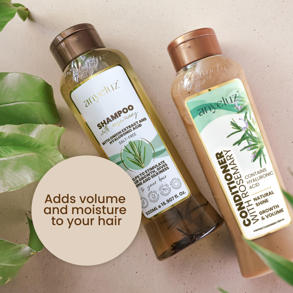 ANYELUZ hair shine close-up reveals radiant, healthy-looking strands.