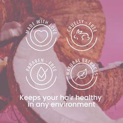 ANYELUZ nourishing-oil close-up highlights coconut and argan benefits.