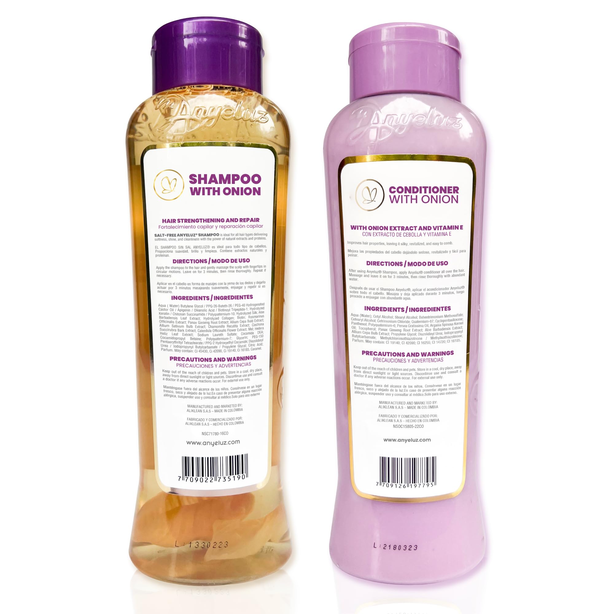 Anyeluz onion-set-display showcases versatile bottles ready for daily routines.