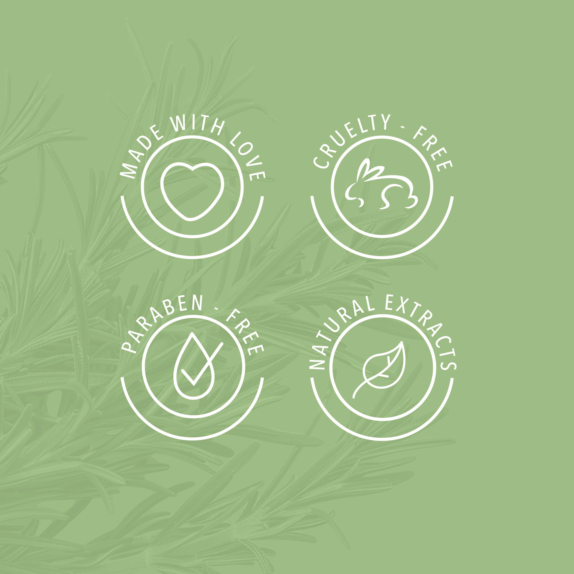 Daily routine shot featuring Anyeluz Rosemary Shampoo in action