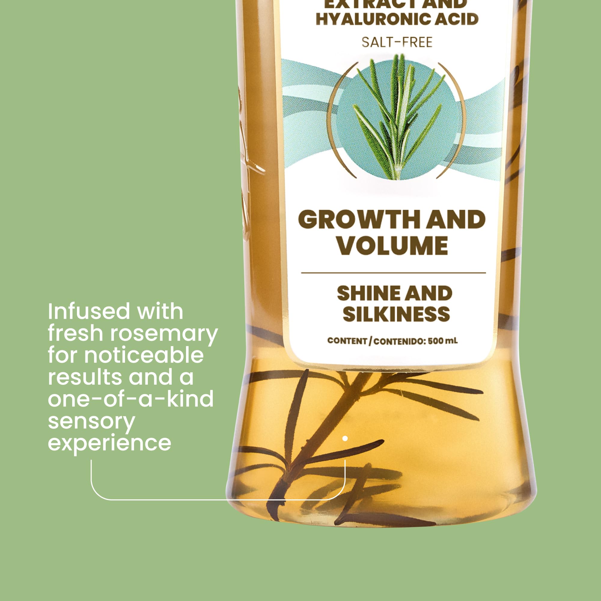 Onion extract detail in Anyeluz Rosemary Shampoo highlights nourishing components