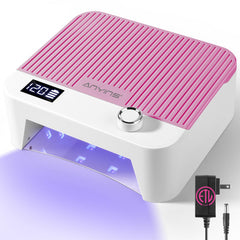 ANYINS UV Nail Lamp 120W front view for compact home use