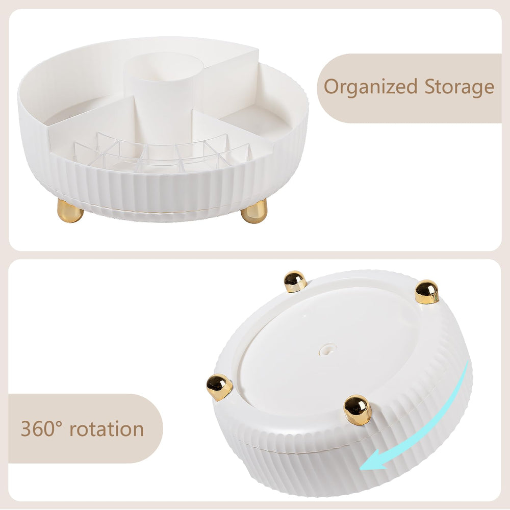 Anyoifax skincare and toiletries tray provides clear visibility for daily routines.