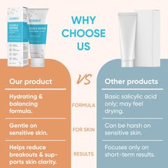 Aobbiy hydrating ingredients highlight gentle daily care for sensitive skin.