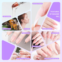 AOBOO DIY kit supports home manicures with easy instructions.