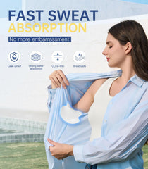 Aoeoun premium microfiber absorption close-up showing quick sweat capture