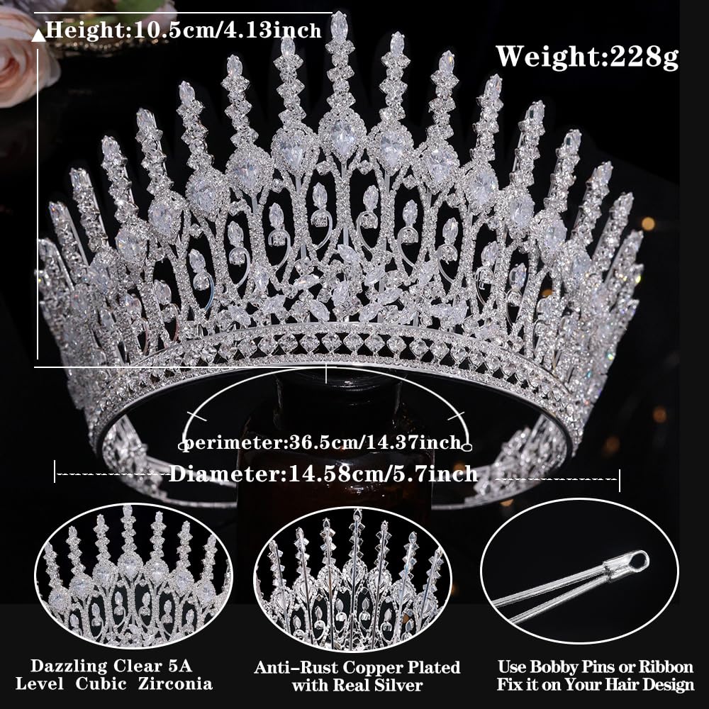 Aoligrace rose-gold finish crown complementing formal and festive looks