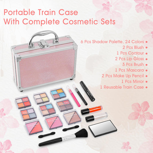 AOLIKOKO 24-color shadow palette for versatile looks