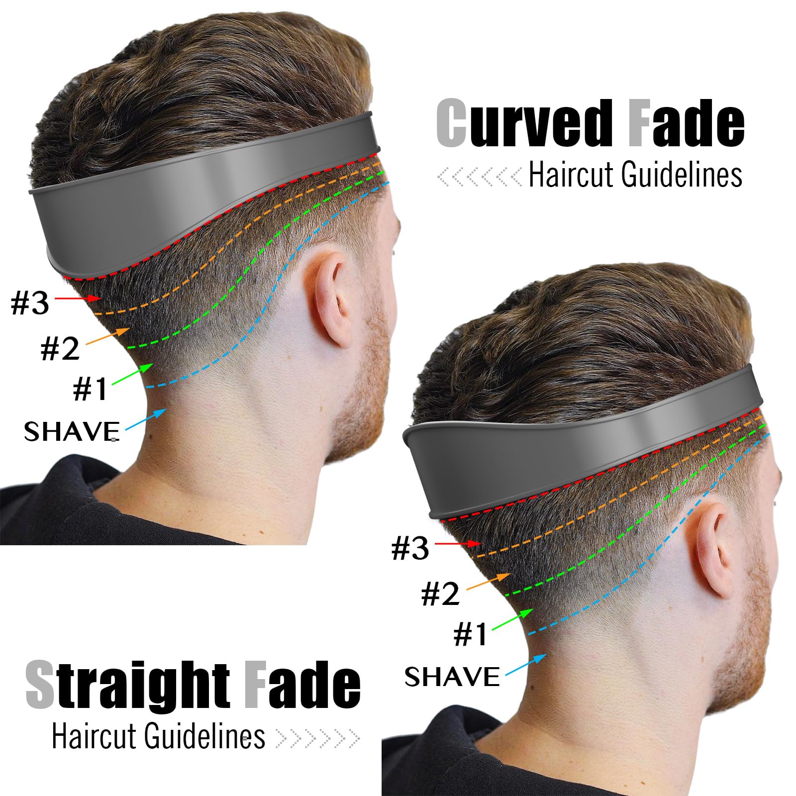 AOMGD neckline shaving template silicone provides comfortable contouring.
