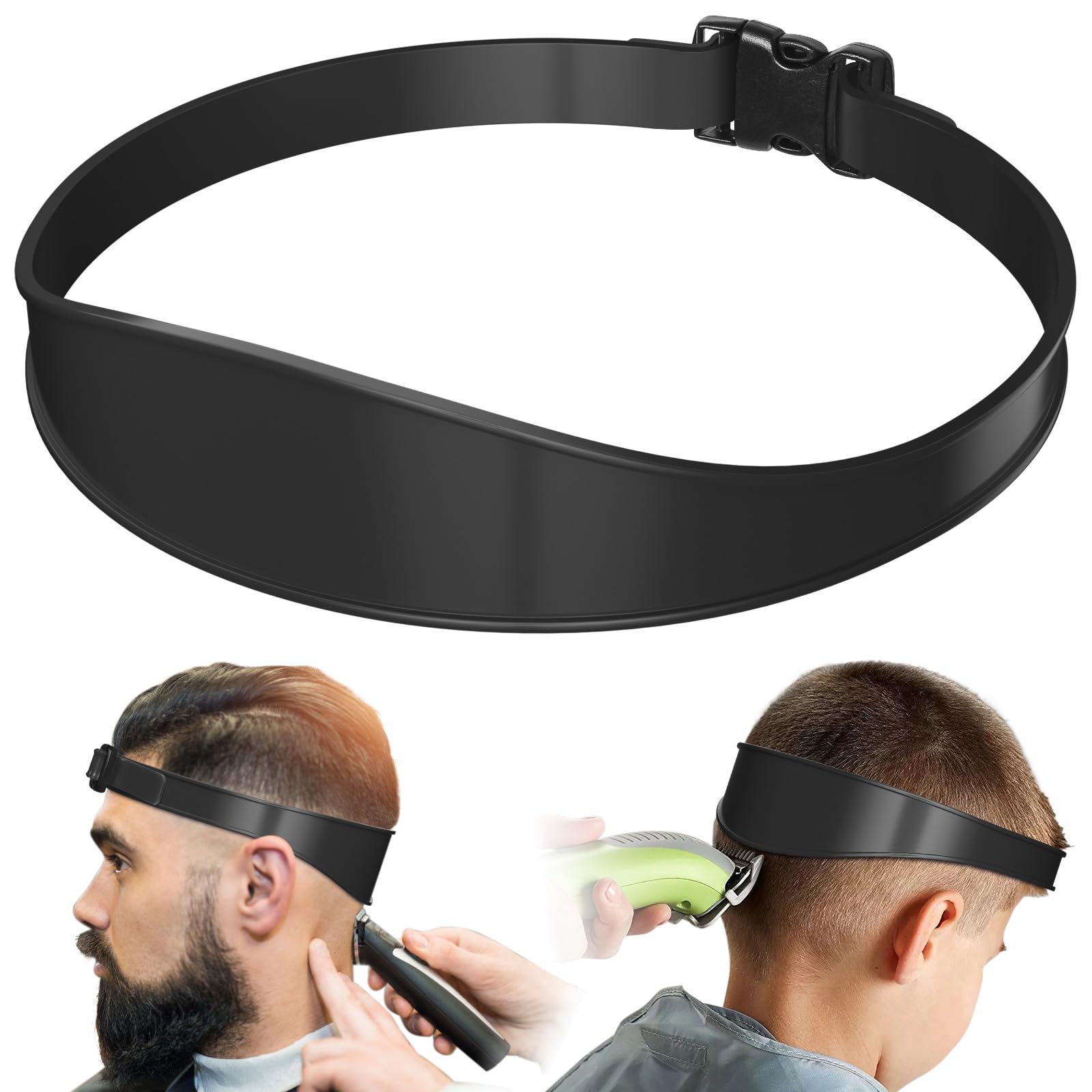 AOMGD neckline shaving template with adjustable guide for at home precision