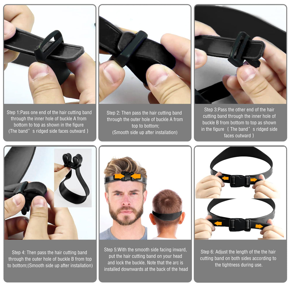 AOMGD shaving neckline guide with matte silicone for non slip control