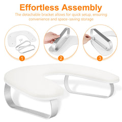 AONOLOVO arm rest fits 99% of nail lamps for versatile setup