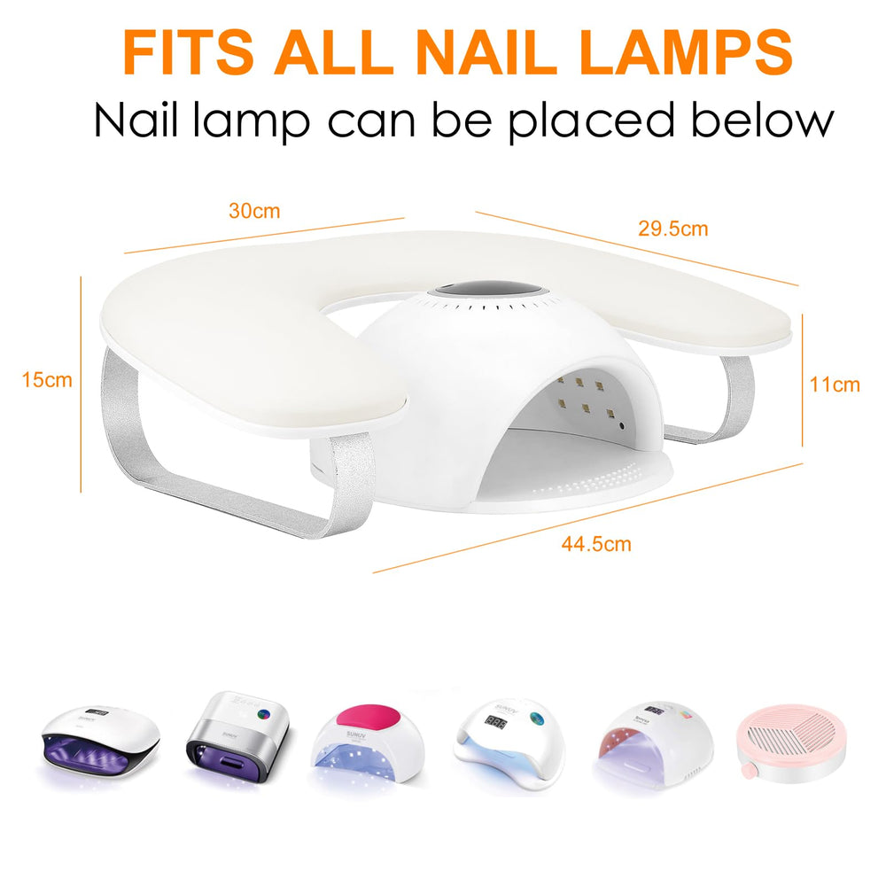 AONOLOVO compact design helps save space on the manicure table