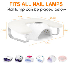 AONOLOVO compact design helps save space on the manicure table