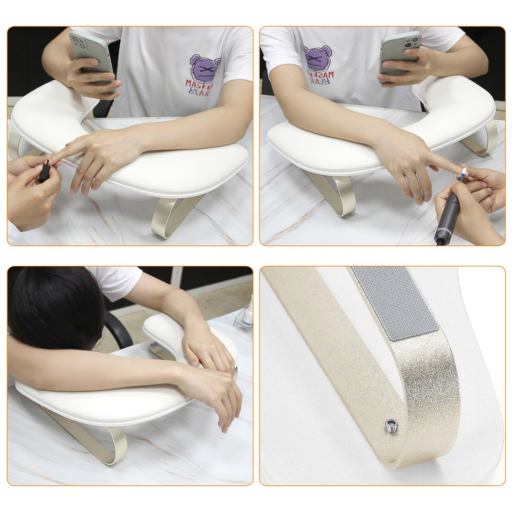 AONOLOVO arm rest fits 99 percent of nail lamps for versatile use.